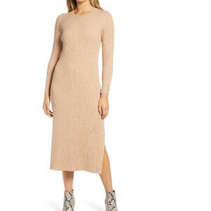 Wayf X Bff Hollie Long Sleeve Sweater Dress